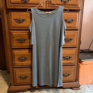Cold shoulder dress